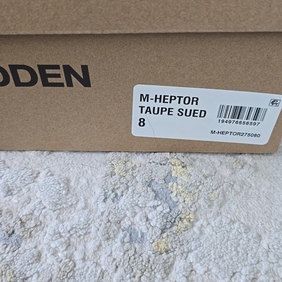 Madden Men\'s Heptor Taupe Faux Suede Dress Shoes Size 8 main image 6